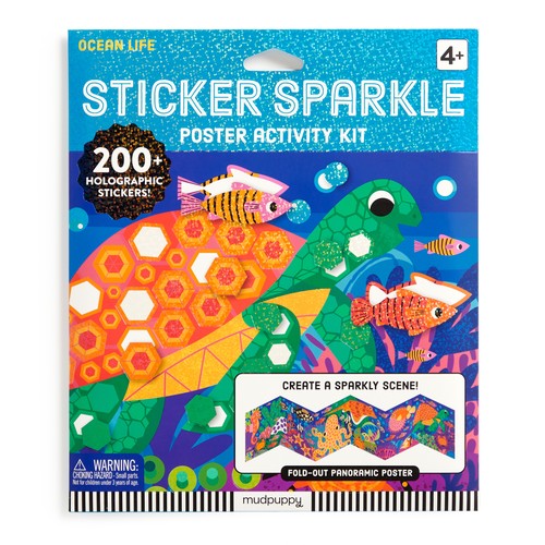 Ocean Life Sticker Sparkle Poster Activity Kit cover