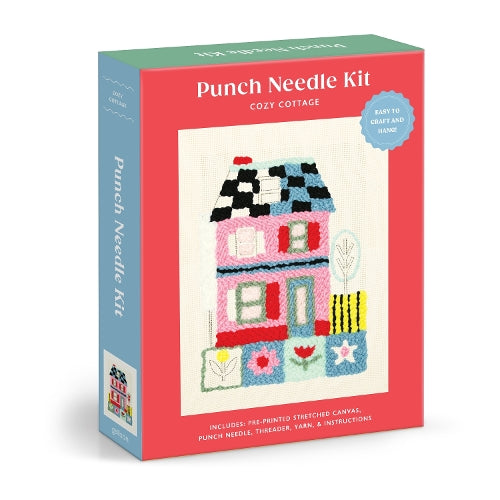 Cozy Cottage Punch Needle Kit cover