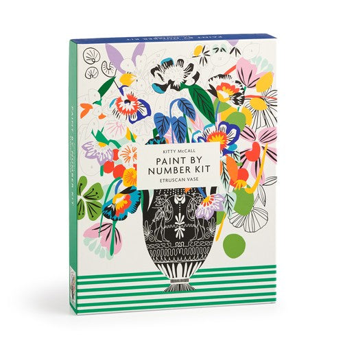 Kitty McCall Etruscan Vase 9 x 12" Paint by Number Kit cover