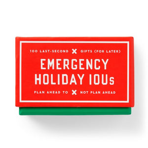 Emergency Holiday IOUs Card Set