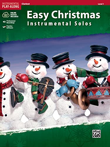 Easy Christmas Instrumental Solos, Lev. 1-Clarinet