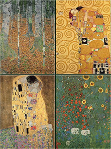 Set of Four Magnetic Notepads: KLIMT 