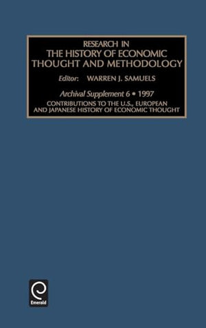 Contributions to the U.S., European and Japanese History of Economic Thought
