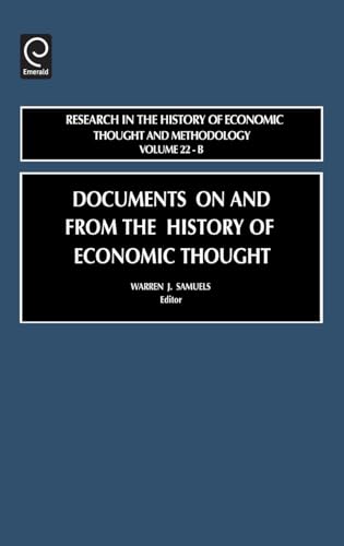 Documents on and from the History of Economic Thought