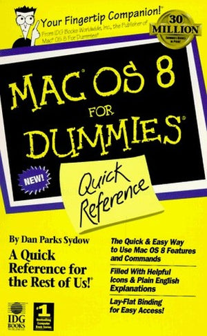 MacOS 8 for Dummies Quick Reference
