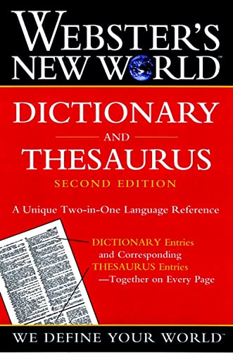 Webster's New World Dictionary And Thesaurus, 2nd Edition (P