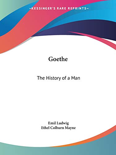 Goethe: the History of a Man (1928)