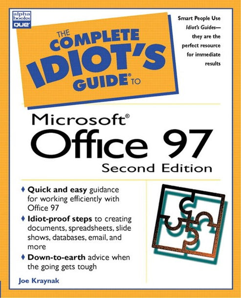 Complete Idiot's Guide To Microsoft Office 97 By Joe E Kraynak