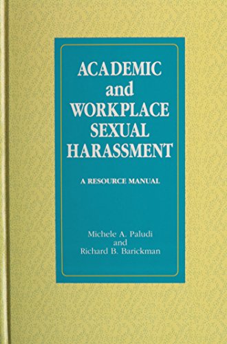 Academic and Workplace Sexual Harassment