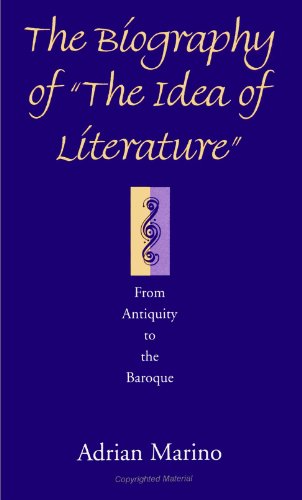 The Biography of the Idea of Literature