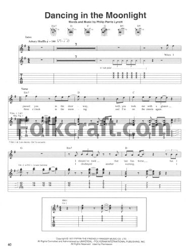 The Best of Thin Lizzy Guitar Recorded Version