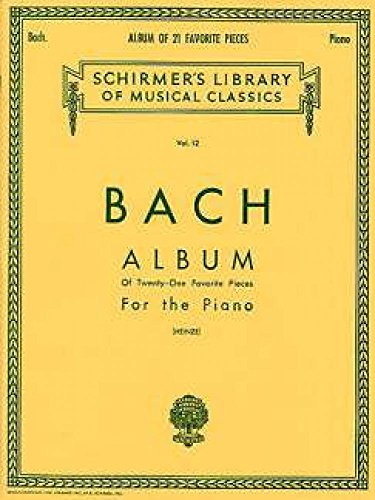 Album (21 Favorite Pieces): Schirmer Library of Classics Volume 12 Pia