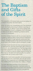 The Baptism and Gifts of the Spirit 