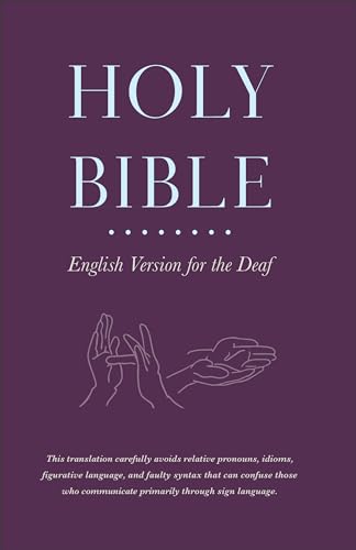 Holy Bible English Version for the Deaf