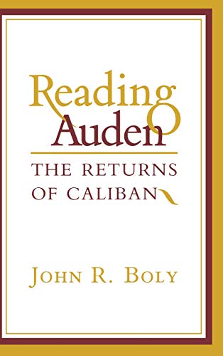 Reading Auden By John R Boly | World of Books US