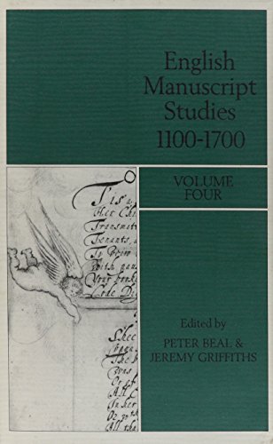 English Manuscript Studies 1100-1700