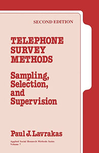 Telephone Survey Methods 
