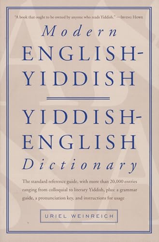 Modern English-Yiddish Dictionary
