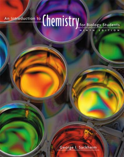 An Introduction to Chemistry for Biology Students, An