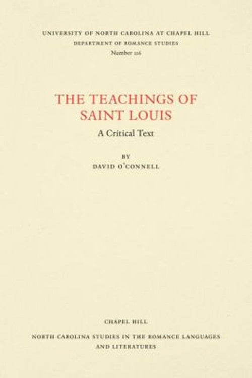 The Teachings of Saint Louis