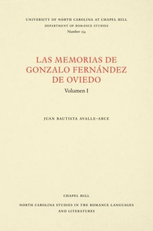 Las Memorias De Gonzalo Fernández De Oviedo cover