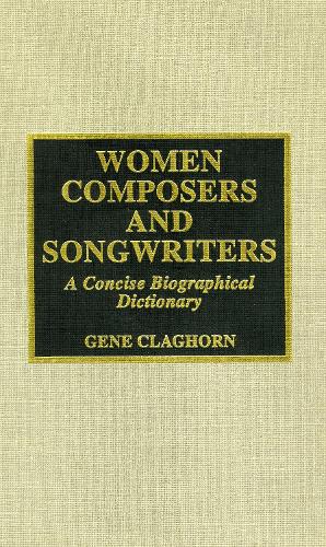 Women Composers and Songwriters
