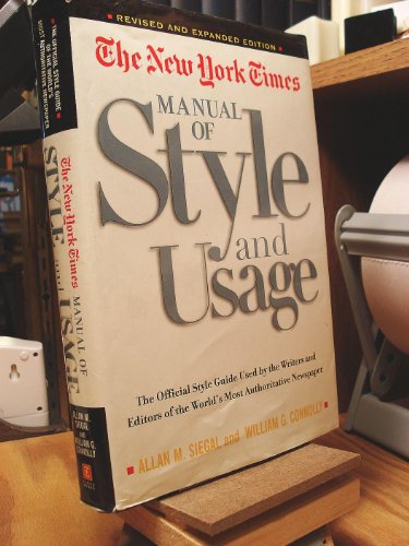 New York Times Manual of Style and Usage