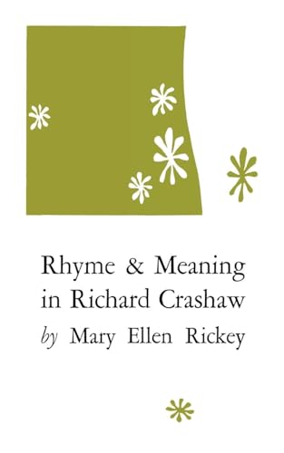 Rhyme and Meaning in Richard Crashaw