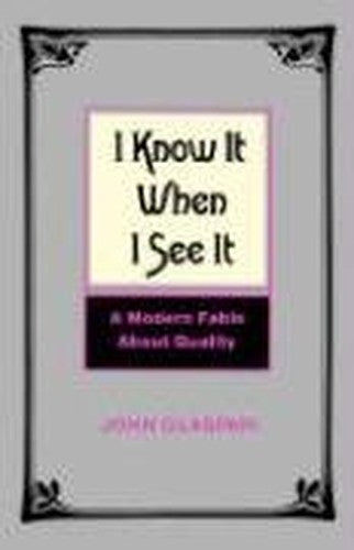 I Know It When I See It