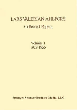 Collected Papers Volume 1 1929-1955