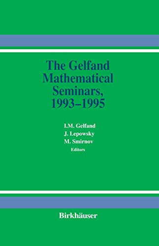 The Gelfand Mathematical Seminars, 19931995