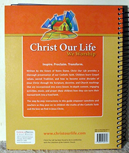 Christ Our Life We Worship Grade 5 Teacher's Guide New Evagelization Edition
