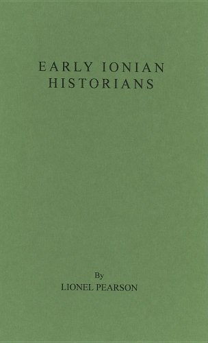 Early Ionian Historians cover