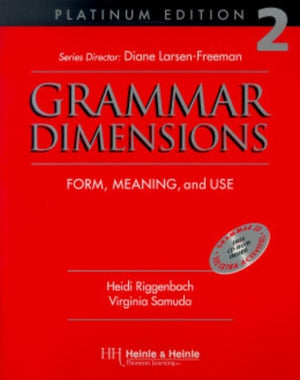 Grammar Dimensions - Form Meaning and Use - Leve 2 - Platinum Edition with CD Rom