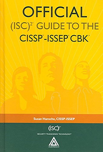 Official (ISC)2 (R) Guide to the CISSP (R)-ISSEP (R) CBK (R)