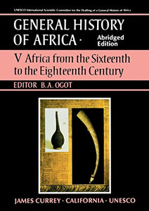 General History of Africa volume 5 [pbk abridged] 