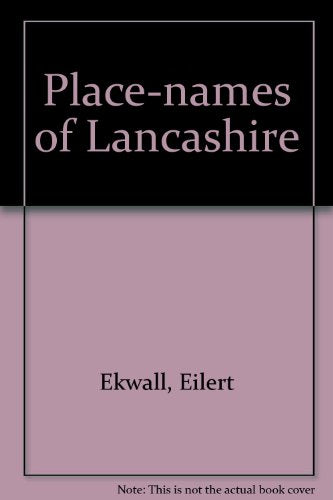 Place-names of Lancashire