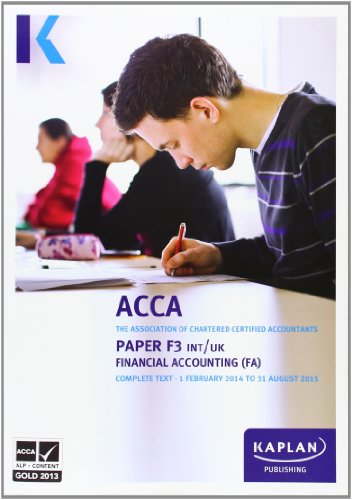 F3 Financial Accounting FA (INT/UK) - Complete Text