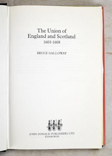Union of England and Scotland, 1603-08