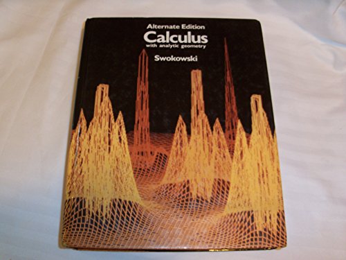 Calculus with Analytic Geometry