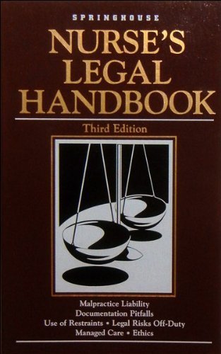 Nurse's Legal Handbook cover