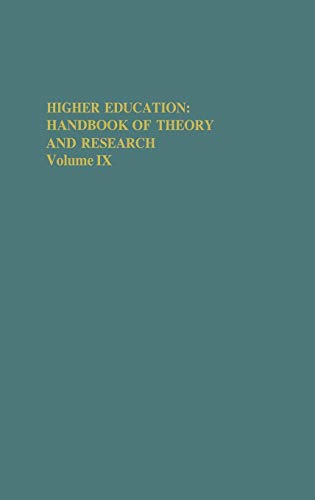 Higher Education: Handbook of Theory and Research