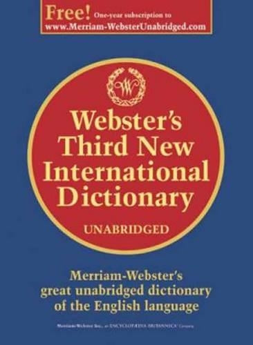 Webster's Third New International Dictionary