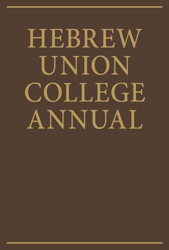 Hebrew Union College Annual Volume 35