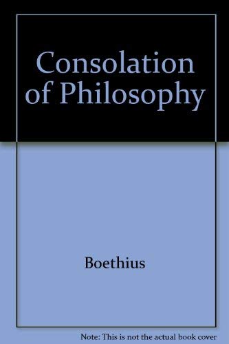 The Consolation of Philosophy cover