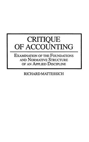 Critique of Accounting