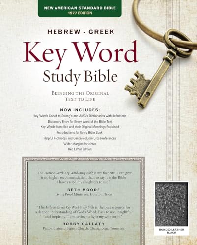 NASB Hebrew-Greek Key Word Study Bible BL Black