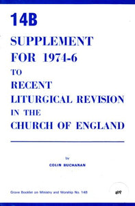 Recent Liturgical Revision in the Church of England 