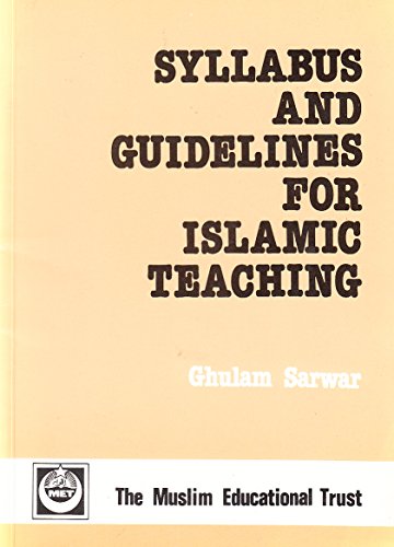 Syllabus and Guidelines for Islamic Teaching