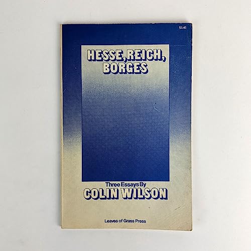 Hesse, Reich, Borges cover